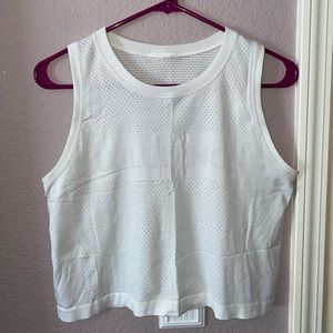 Lululemon Breeze By Muscle Crop Tank Top